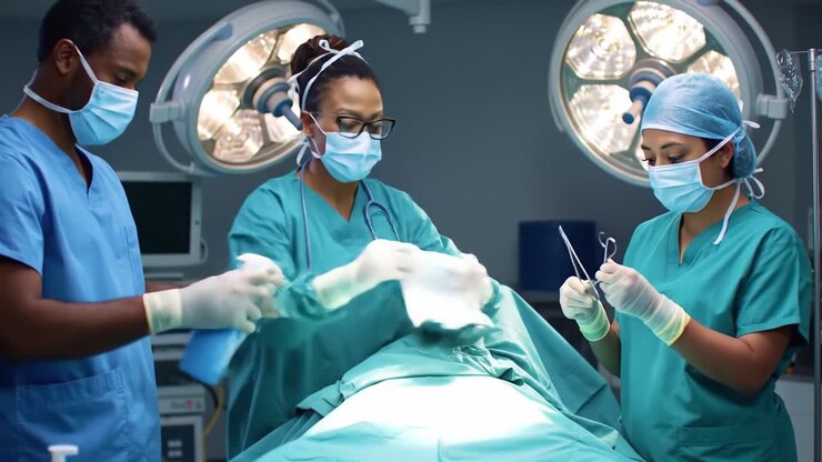 Surgical Team in Operating Room