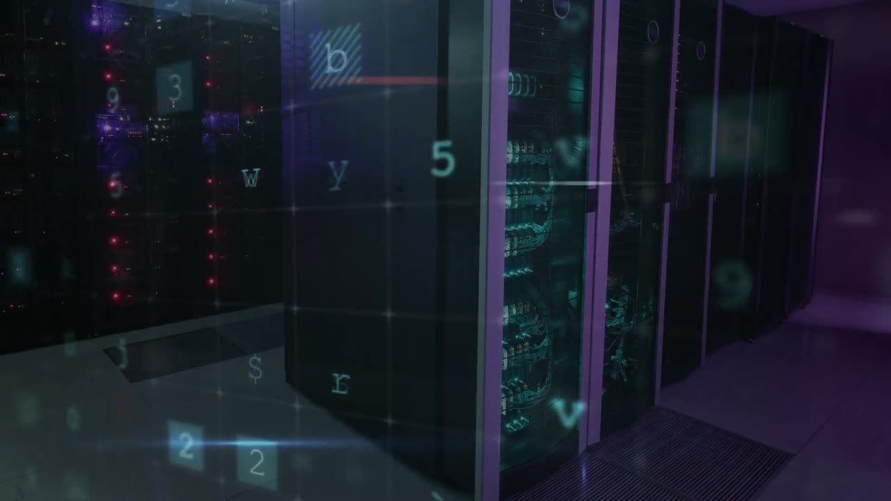 Cyber security data processing against computer computer server room