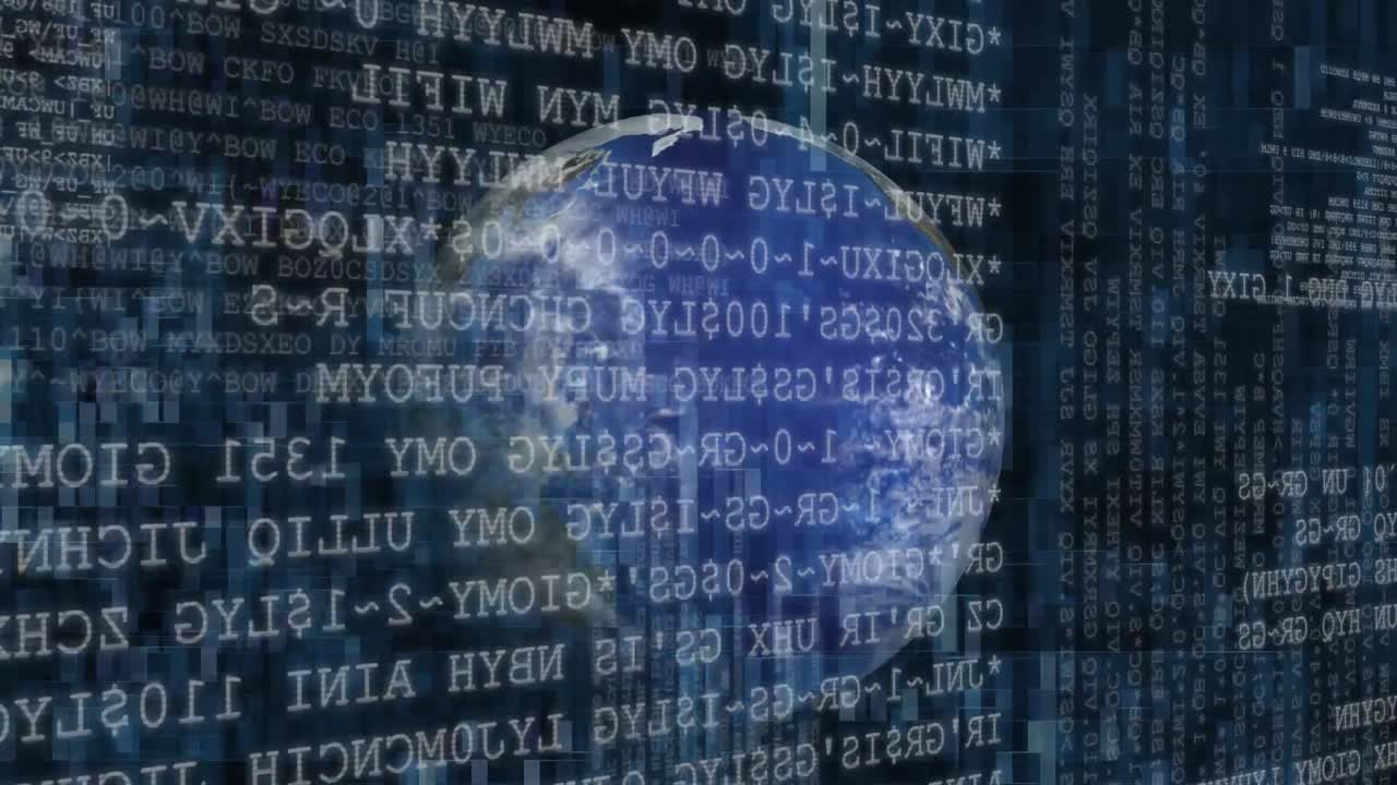 código con globo en el fondo