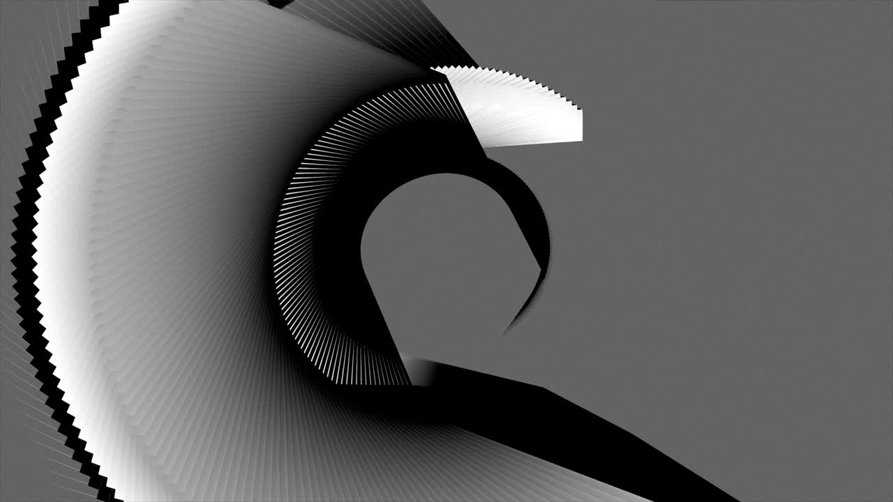 Abstrakt baggrund Psykedelisk Geometrisk Cirkulær Tunnel VA