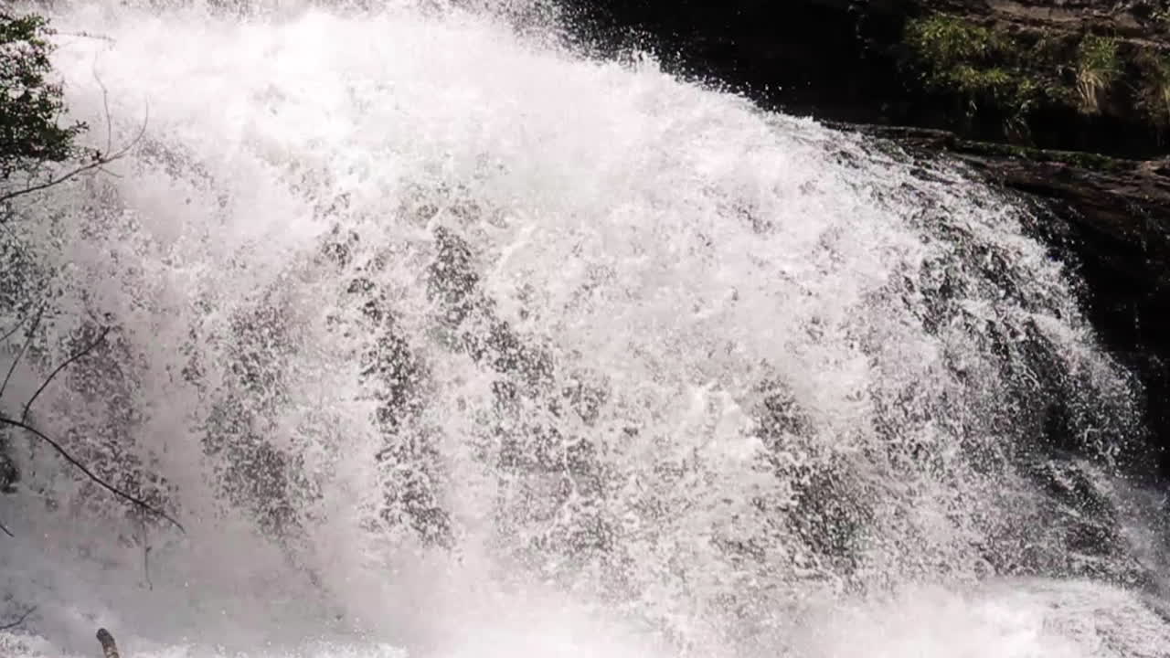 Waterfall in Rainforest in Colombia