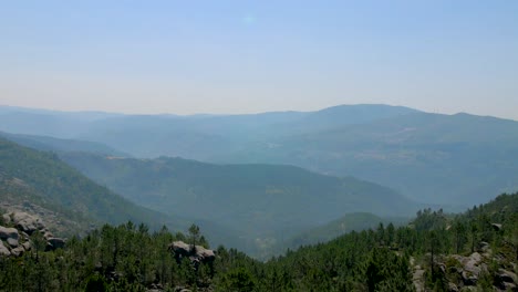 serene mountain landscape panorama
