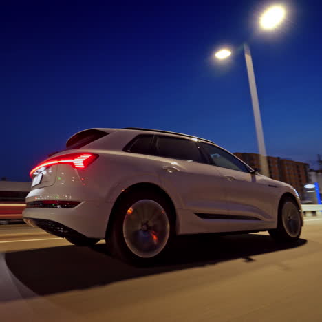 audi e-tron sportback concept four wheel drive electric suv. presentation of a new car model