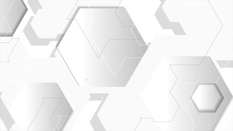 grey abstract tech geometric video animation