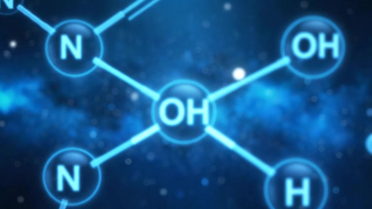 Animated neural network connections representing brain activity and scientific data