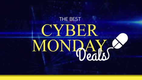 Cyber-Monday-discount-sign-numerical-background-4k