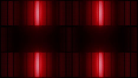patrón de visualización con led rojo
