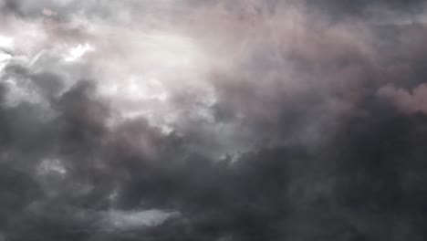 Cuando-Ocurre-Una-Tormenta-En-Nubes-Cumulonimbus-Que-Cubren-El-Cielo,-Una-Tormenta