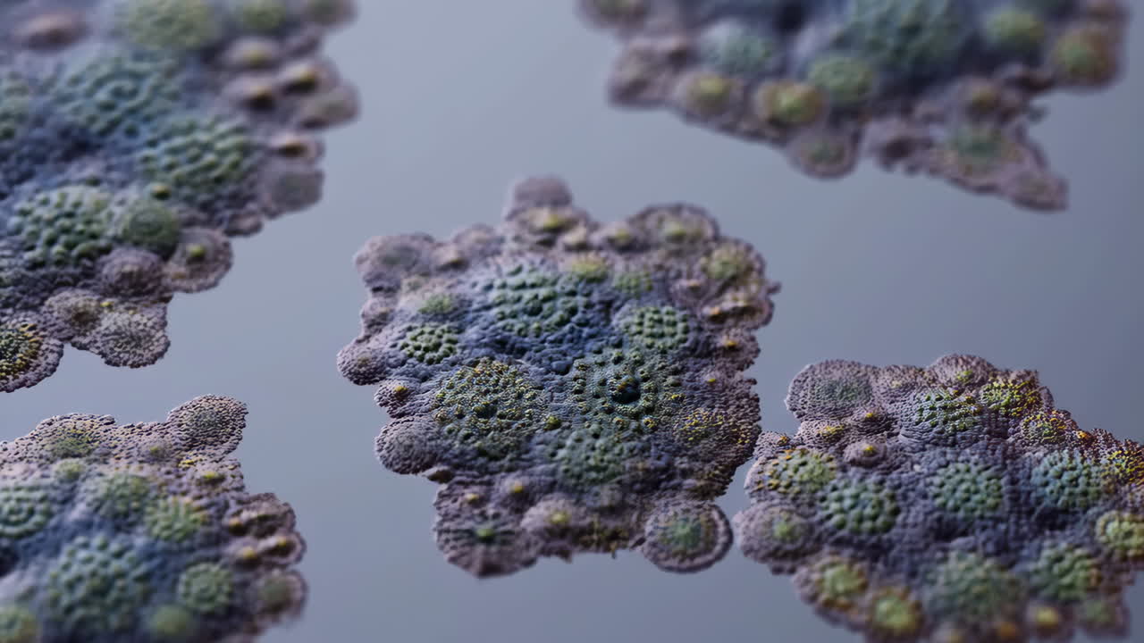 Abstract Microscopic Fractal Organisms