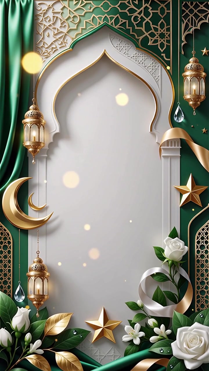 Compleanno del Profeta Maometto Mawlid al-Nabi Sfondo Islamico