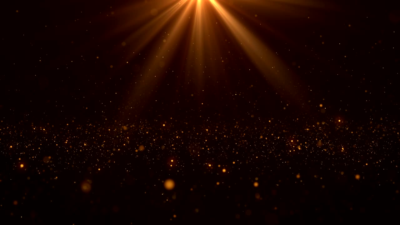 Particles dust abstract light bokeh motion titles cinematic background loop