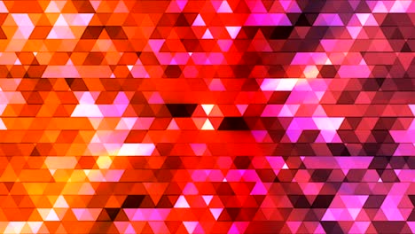 broadcast twinkling polygon hi-tech triangles, multi color, abstract