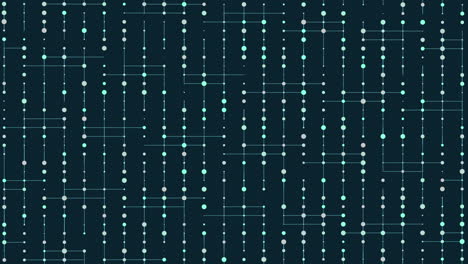 cuadrícula minimalista fondo azul oscuro con puntos blancos