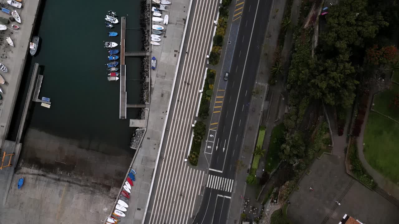 Above View Of Francisco S&aacute; Carneiro Roundabout In Funchal, Portugal