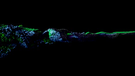 fluid / paint simulation exploding forward.