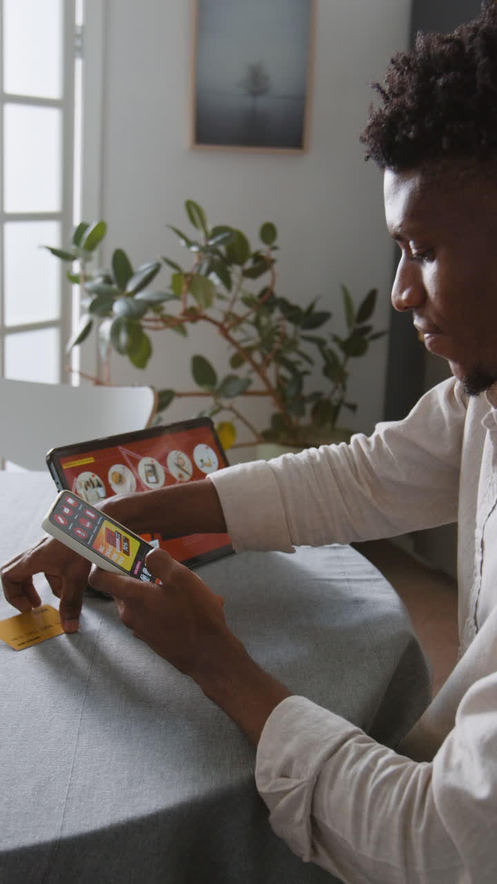 Man shopping online during Black Friday sales