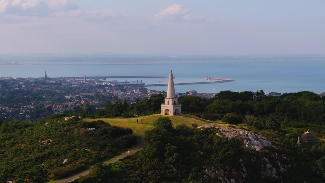 4K Cinematic Drone Footage of the Obelisk in Killiney Hill, Co.Dublin - Ireland 31