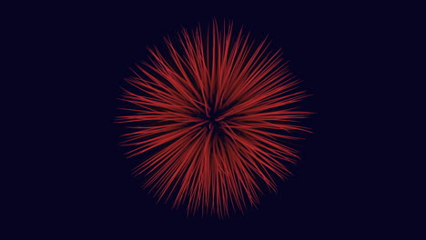 vibrant bursts of red and orange light fill the night sky in a stunning firework explosion