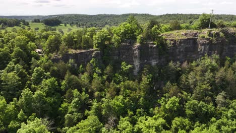 summer scenery at the white river in arkansas