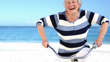 Senior-woman-on-a-bike