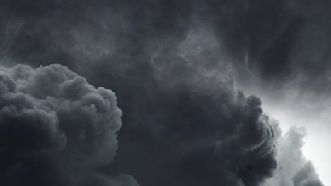 4k explorando el poder y la belleza de las tormentas eléctricas y las nubes oscuras
