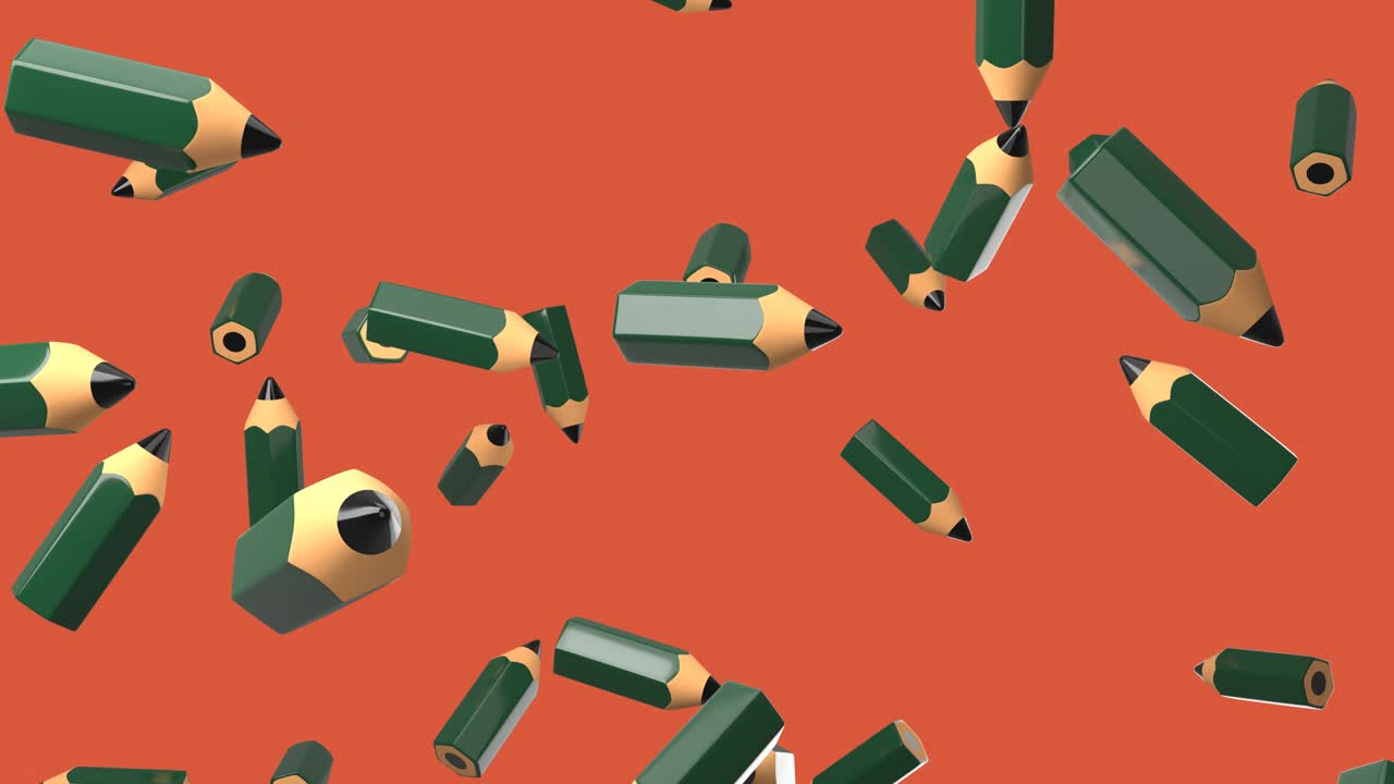 갈색 배경에 연필.