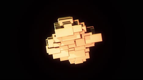 forme geometriche astratte in oro