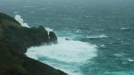 阿佐雷斯群島 (faial) 沿岸地區的暴風海