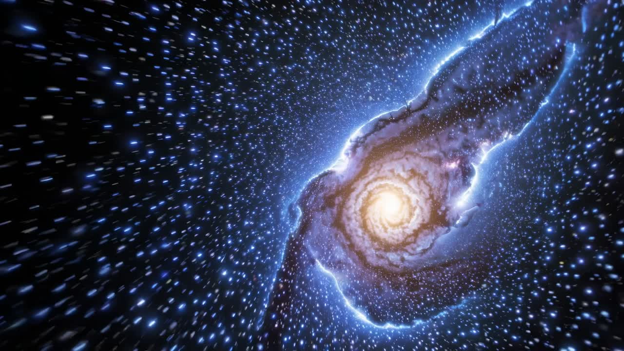 galaxia espiral en el espacio profundo