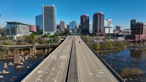 Skyline-Von-Richmond-Von-Der-Manchester-Bridge-Aus-Gesehen