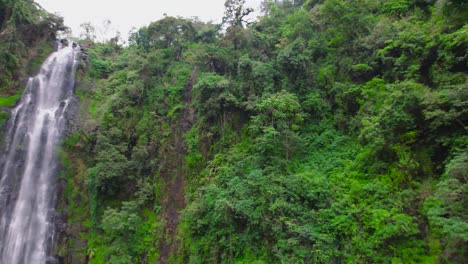 materuni waterfall is one of the waterfalls in the mware river in tanzania