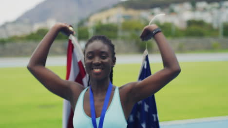 Proud-african-american-athlete-celebrating