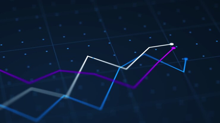 Data Chart with Lines