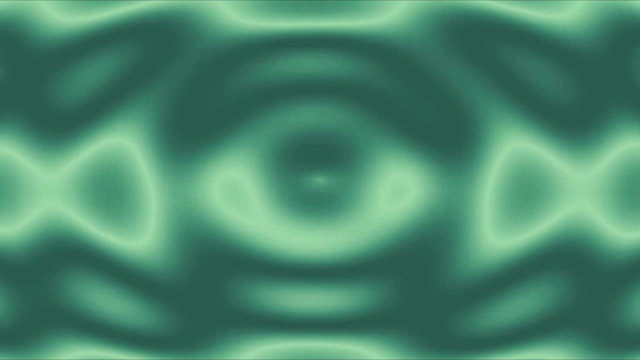 Abstract Green Liquid Surface with Rippling Waves