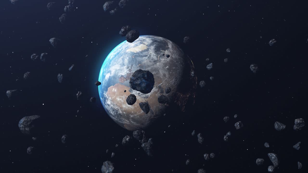 impacto de un asteroide en la tierra