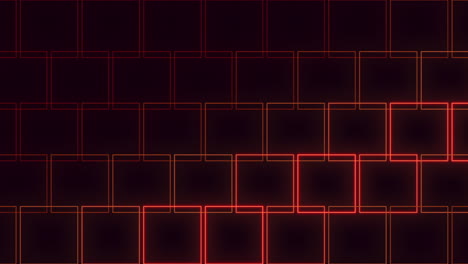 Bold-black-and-red-grid-alternating-squares-pattern