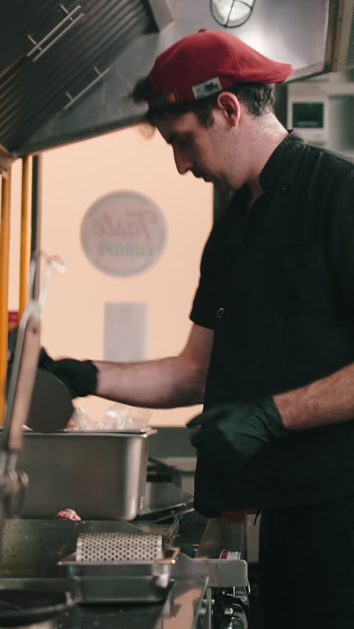 cocinar en una cocina profesional