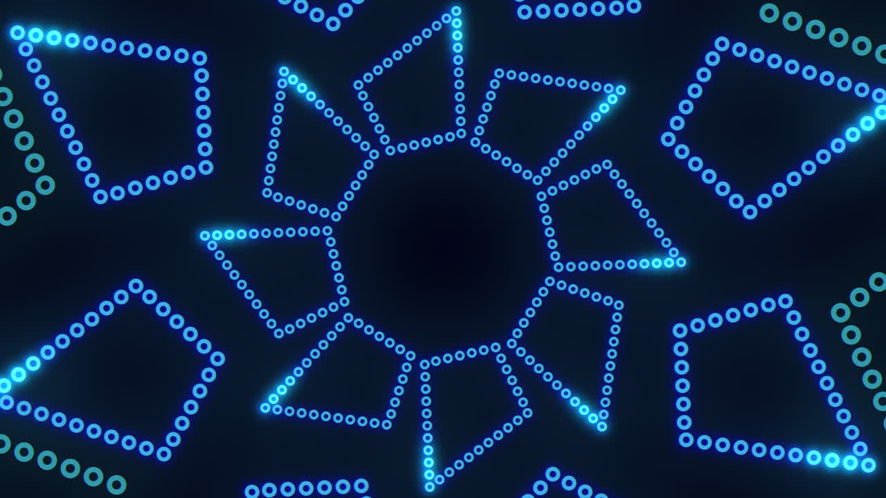 대칭 파란 점 패턴은 문맥적 신비와 함께 흥미진진한 디자인입니다.