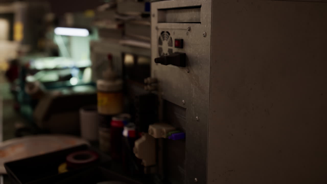 빈티지 레트로 컴퓨터 및 기타 장치