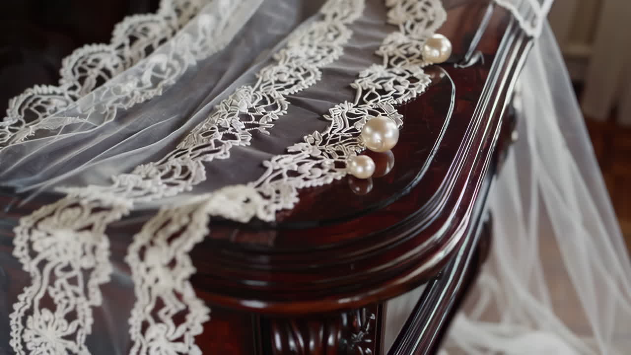 Wedding Accessories on a Table