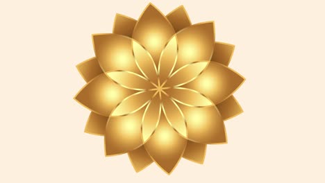 ramadan islamic background - 4k islamic ramadan - geometrical shapes - (loopable) - lotus flower - rotating shape