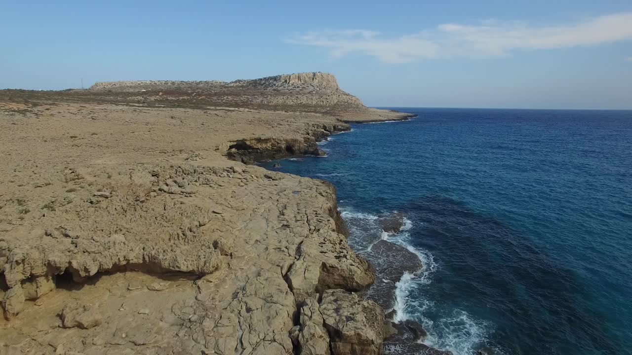 imágenes aéreas en la costa de ayia napa