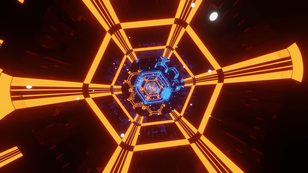 Neon Cyberpunk Tunnel