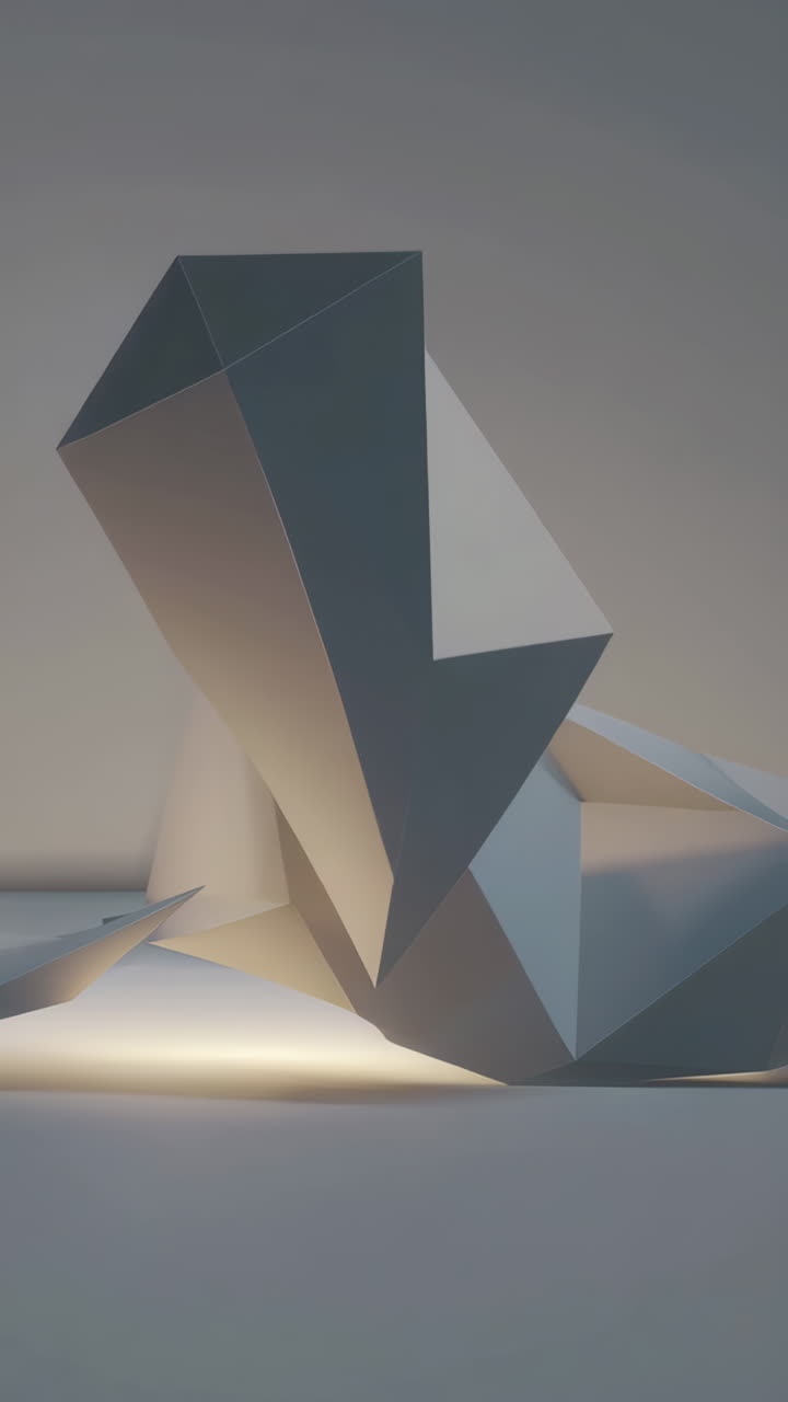 Abstract 3D Geometric Shapes