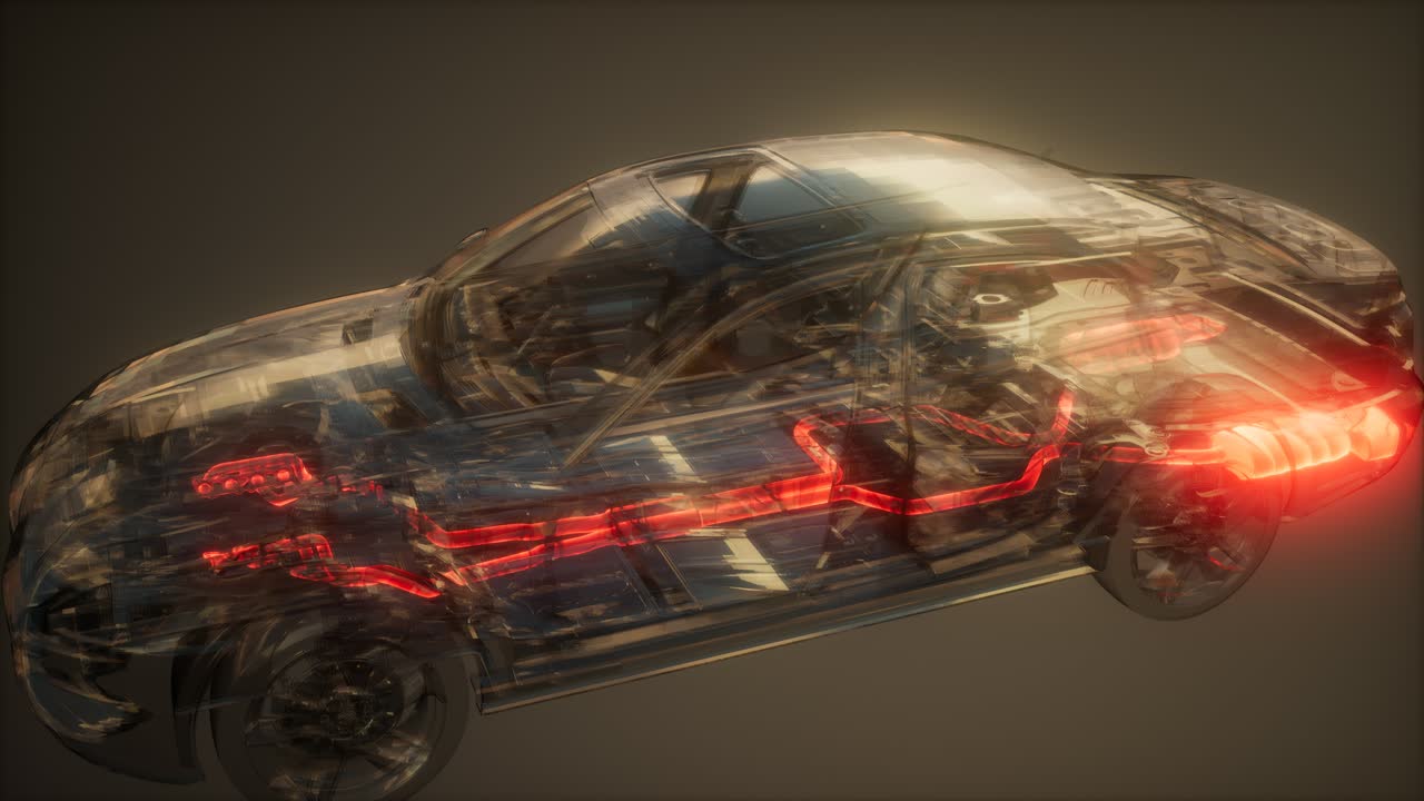 자동차에서 볼 수 있는 배기가스 시스템