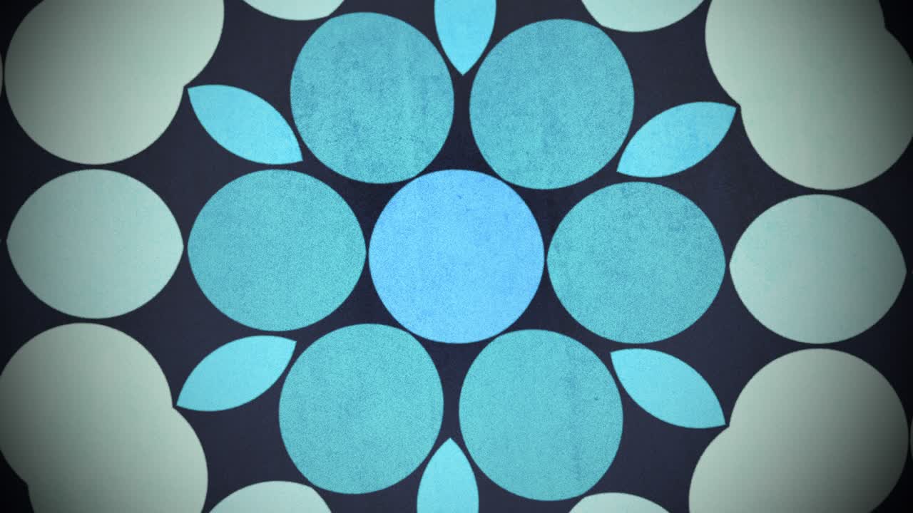 Big abstract colorful geometric dots pattern