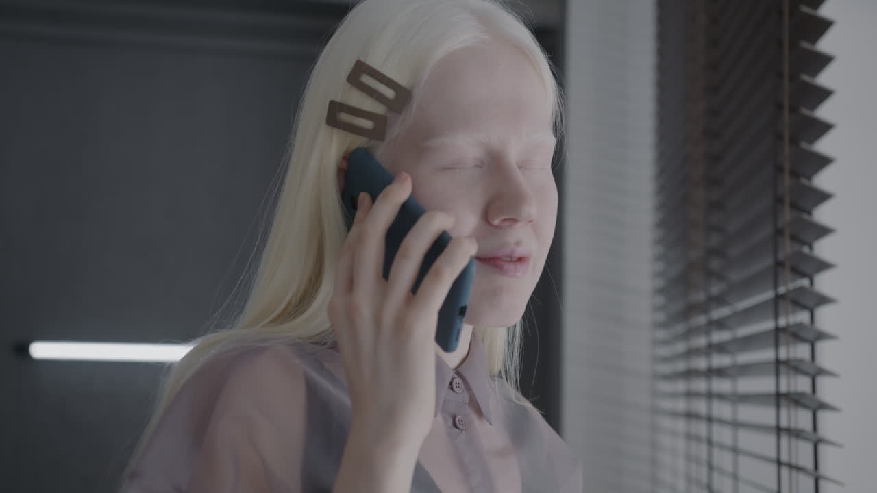 Young Woman on Phone