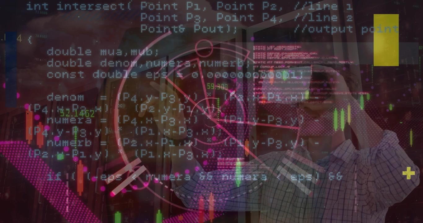 Animation of data processing over media icons
