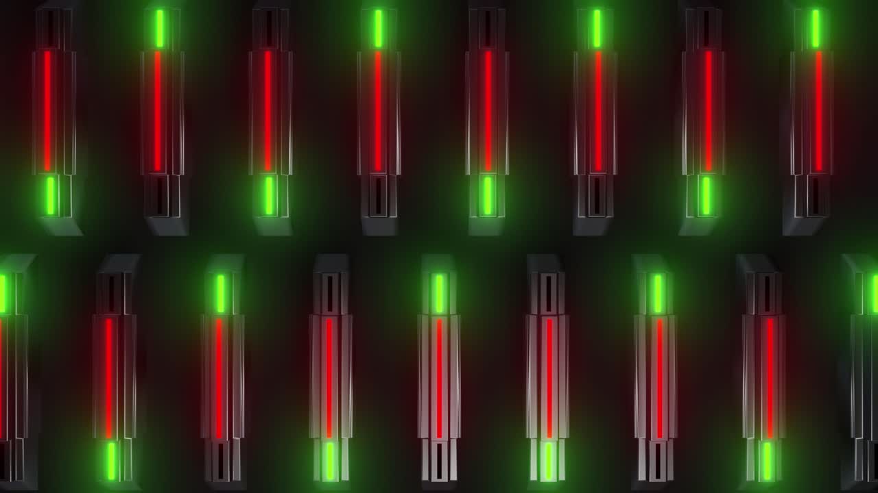 fondo geométrico de neón abstracto