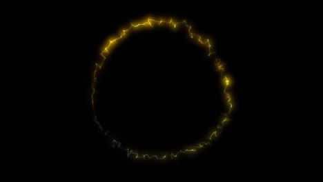 círculo de brillo dorado con brillo de luz brillante. anillo dorado brillante, brillo de brillo mágico, chispas de luz brillante